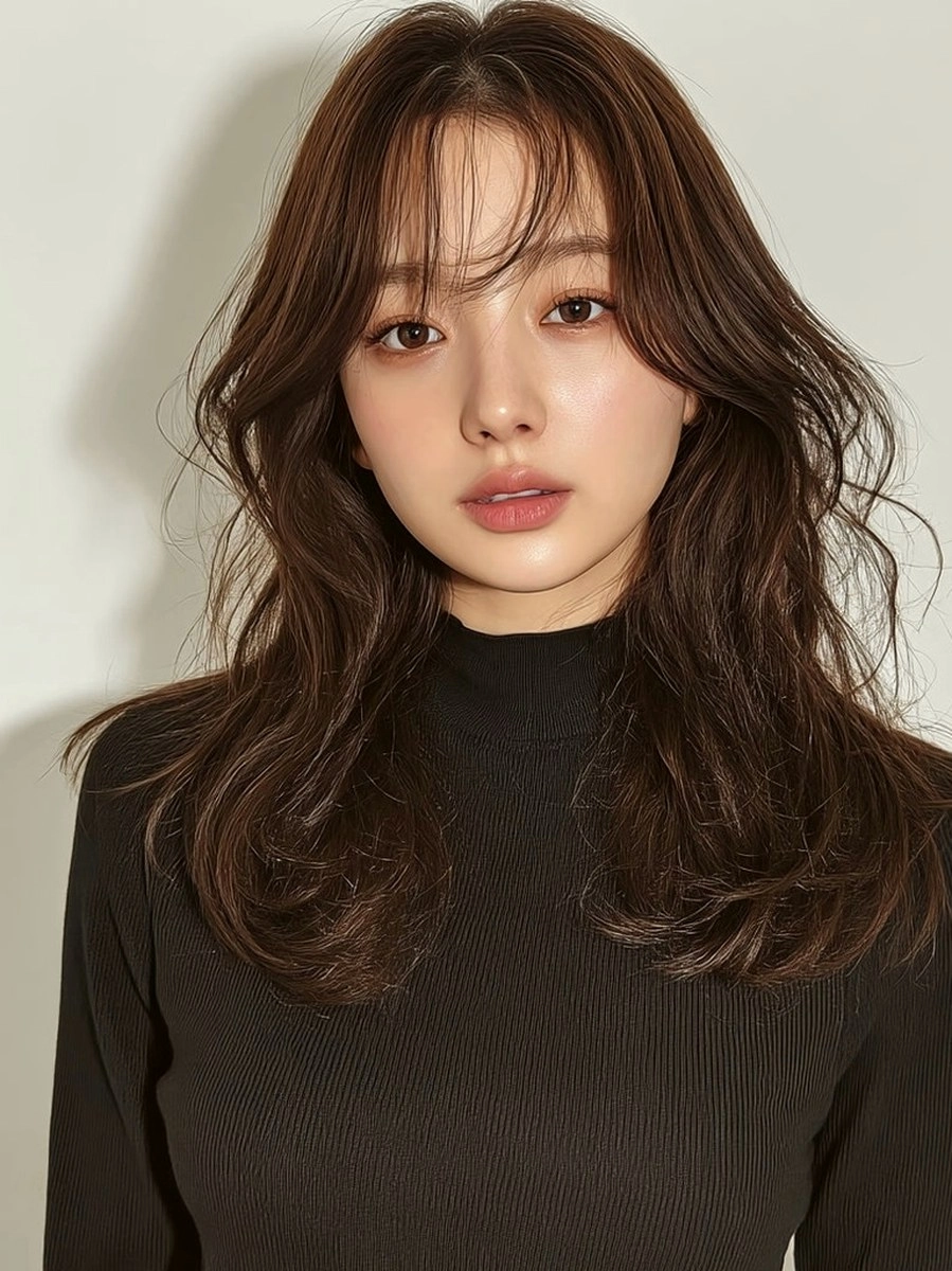 8 Trending Soft Wave Perms for 2026 | Korea Hair Salon 4 soft wave perm Korea 2026 - Style 2 at Korea Hair Salon Seoul