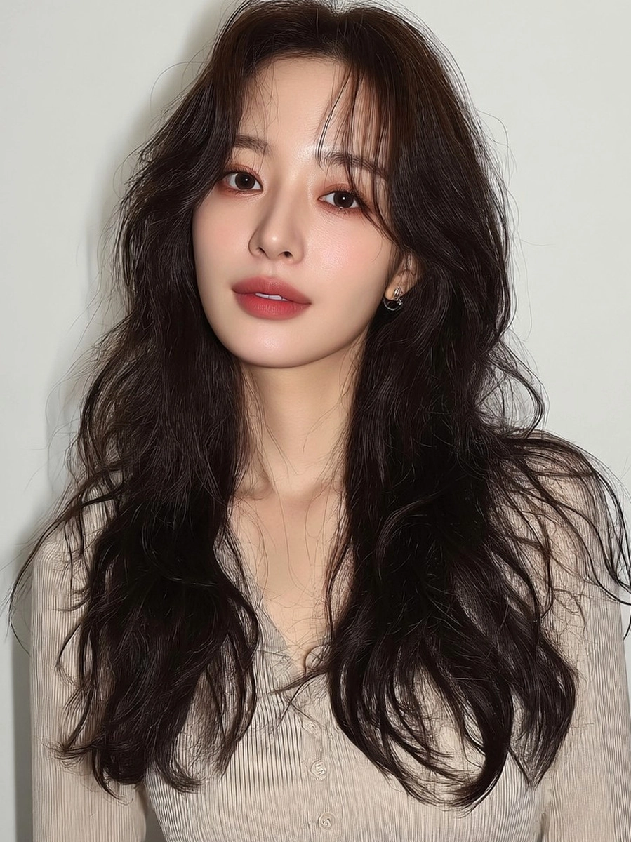 8 Trending Soft Wave Styles 2026 | Korea Hair Salon 4 trending soft wave styles 2026 - Style 2 at Korea Hair Salon Seoul