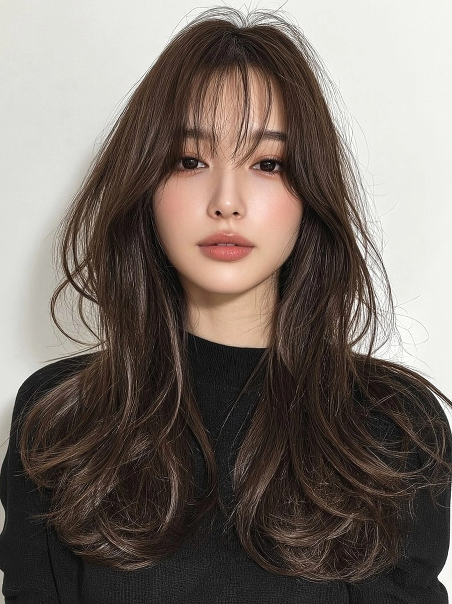 8 Trending Wavy Styles for Summer 2026 | Korea Hair Salon 7 trending wavy styles summer 2026 - Style 4 at Korea Hair Salon Seoul