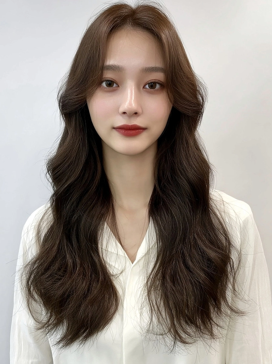8 Trending Wavy Styles for Summer 2026 | Korea Hair Salon 11 trending wavy styles summer 2026 - Style 8 at Korea Hair Salon Seoul