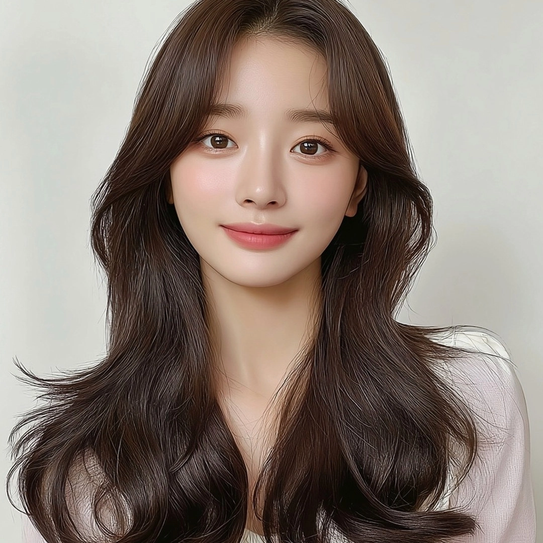 8 Trendy Hairstyles for Round Faces 2026 | Seoul Hair Salon 3 hairstyles for round faces 2026 - Style 1 at Korea Hair Salon Seoul