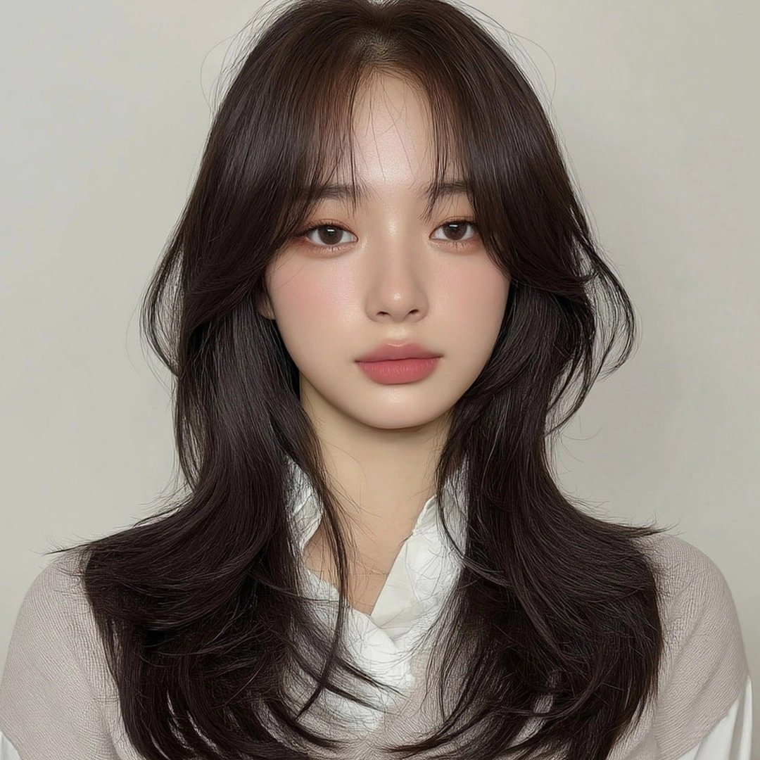8 Trendy Hairstyles for Round Faces 2026 | Seoul Hair Salon 9 hairstyles for round faces 2026 - Style 6 at Korea Hair Salon Seoul
