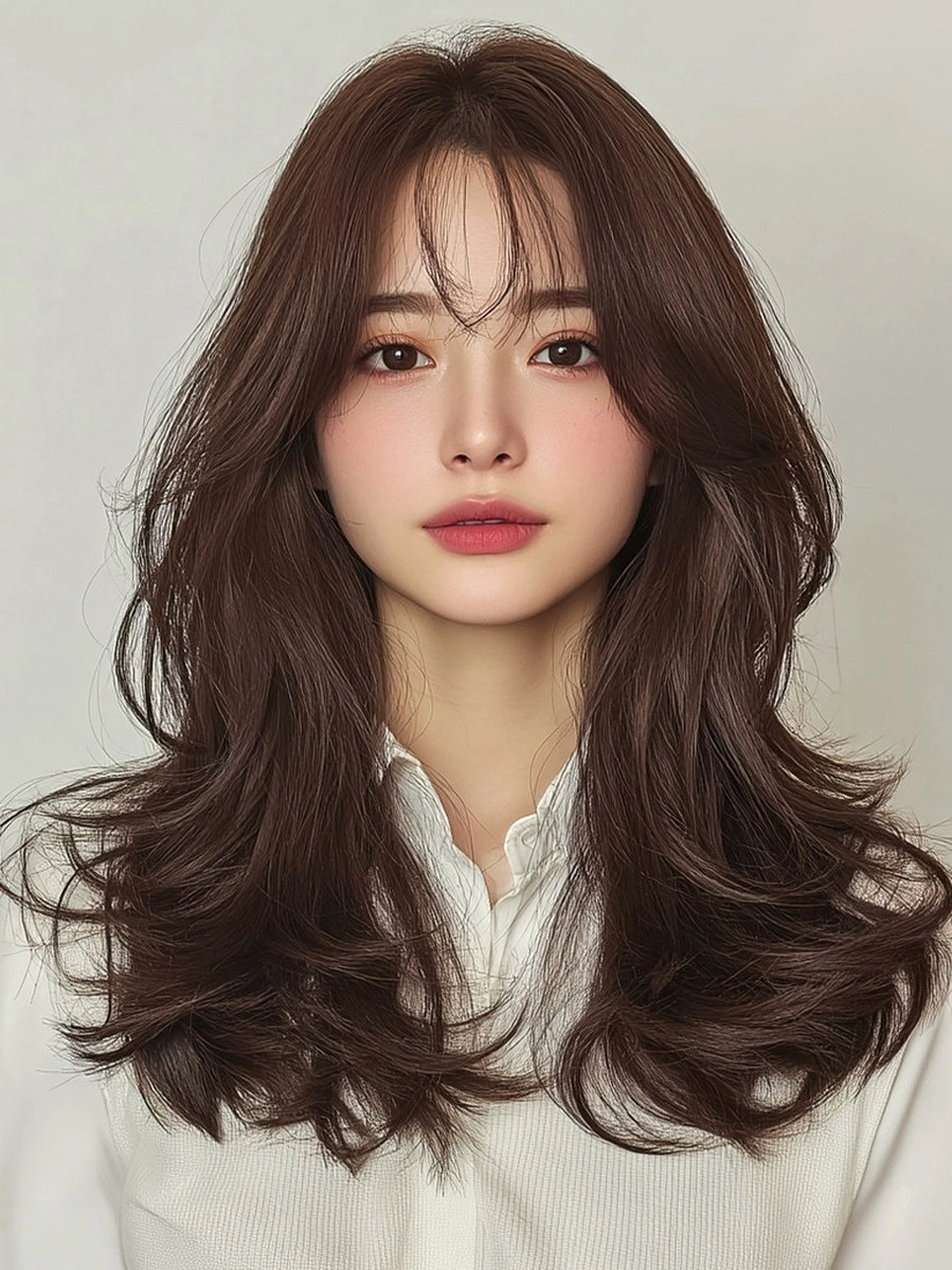 8 Trendy Korean Wavy Styles 2026 | Korea Hair Salon 3 trendy Korean wavy styles 2026 - Style 1 at Korea Hair Salon Seoul