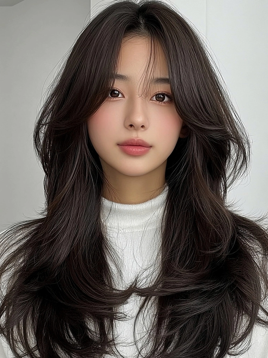 8 Trendy Korean Wavy Styles 2026 | Korea Hair Salon 4 trendy Korean wavy styles 2026 - Style 2 at Korea Hair Salon Seoul