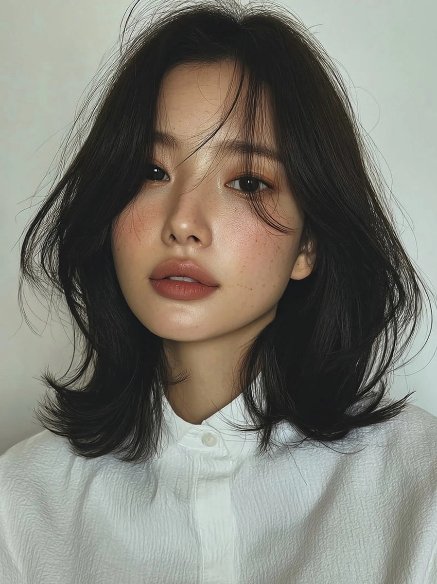 8 Trendy Korean Wavy Styles 2026 | Korea Hair Salon 7 trendy Korean wavy styles 2026 - Style 4 at Korea Hair Salon Seoul
