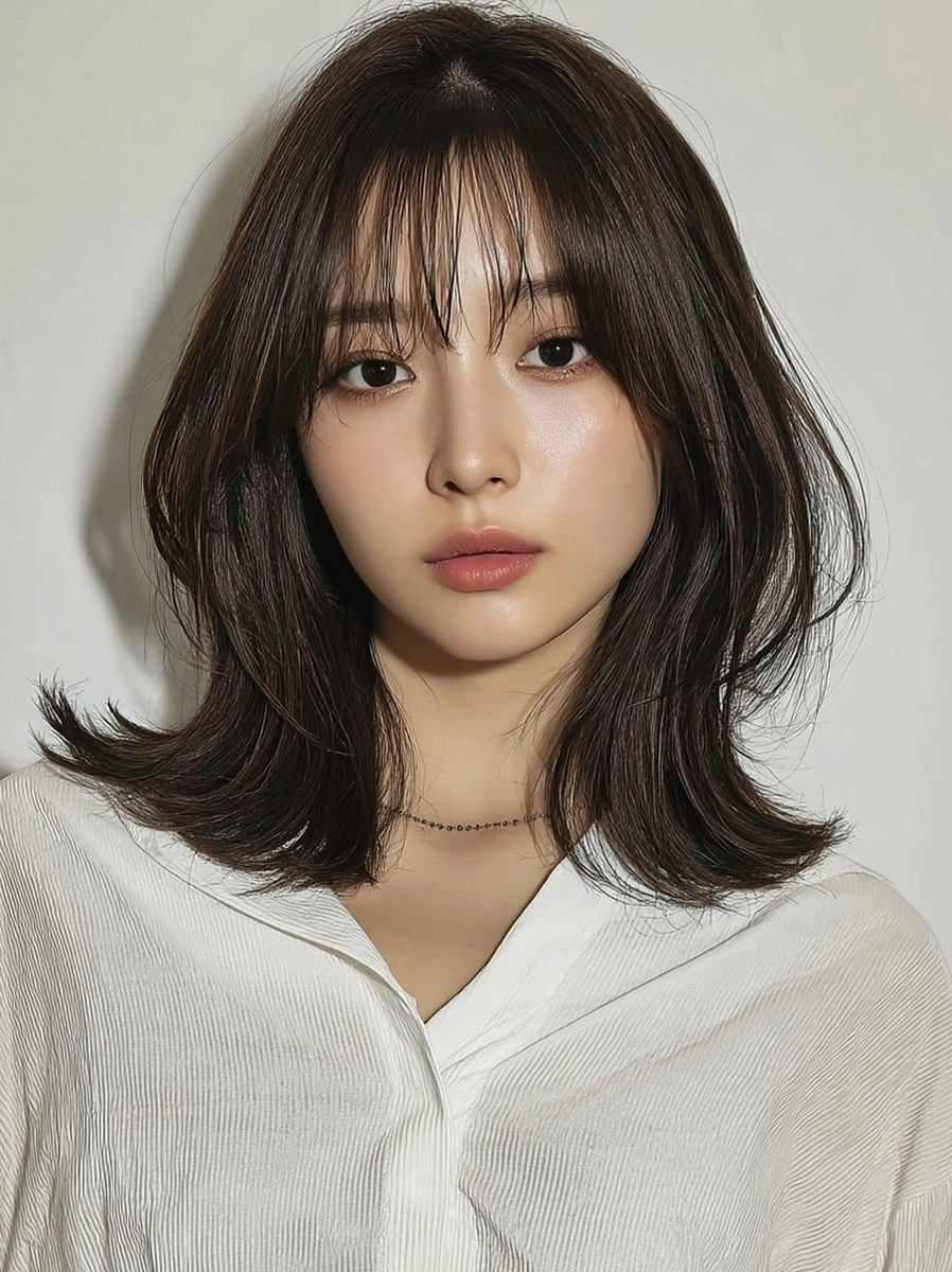 8 Trendy Korean Wavy Styles 2026 | Korea Hair Salon 8 trendy Korean wavy styles 2026 - Style 5 at Korea Hair Salon Seoul