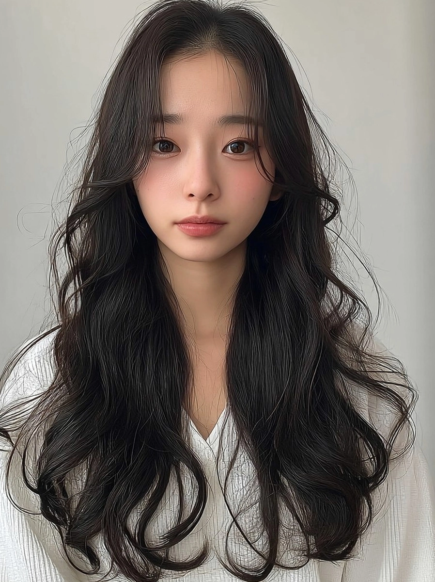 8 Trendy Korean Wavy Styles 2026 | Korea Hair Salon 11 trendy Korean wavy styles 2026 - Style 8 at Korea Hair Salon Seoul