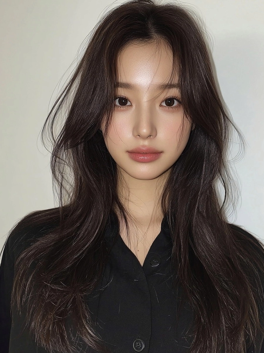 8 Trendy Layered Haircuts 2026 Korea | Korea Hair Salon 3 trendy layered haircuts Korea 2026 - Style 1 at Korea Hair Salon Seoul