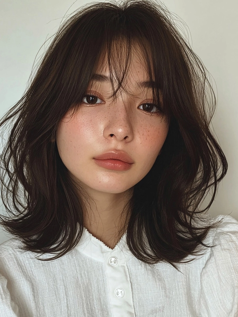 8 Trendy Layered Haircuts 2026 Korea | Korea Hair Salon 8 trendy layered haircuts Korea 2026 - Style 5 at Korea Hair Salon Seoul