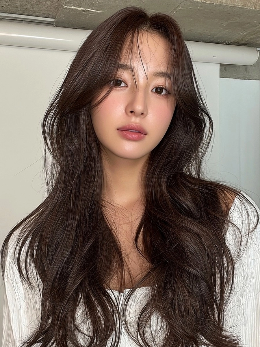 8 Trendy Layered Haircuts 2026 Korea | Korea Hair Salon 10 trendy layered haircuts Korea 2026 - Style 7 at Korea Hair Salon Seoul