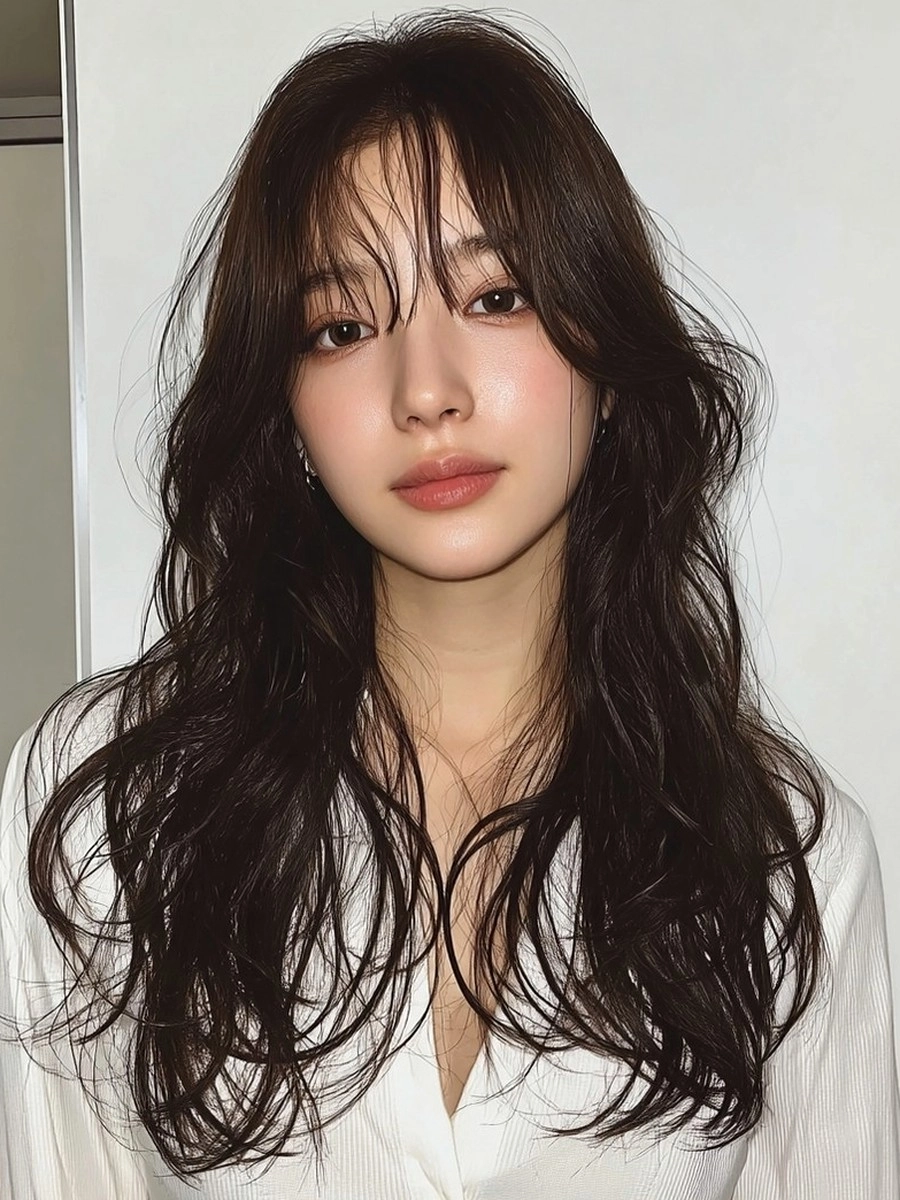 8 Trendy Winter Layered Hairstyles 2026 | Korea Hair Salon 4 winter layered hairstyles 2026 - Style 2 at Korea Hair Salon Seoul