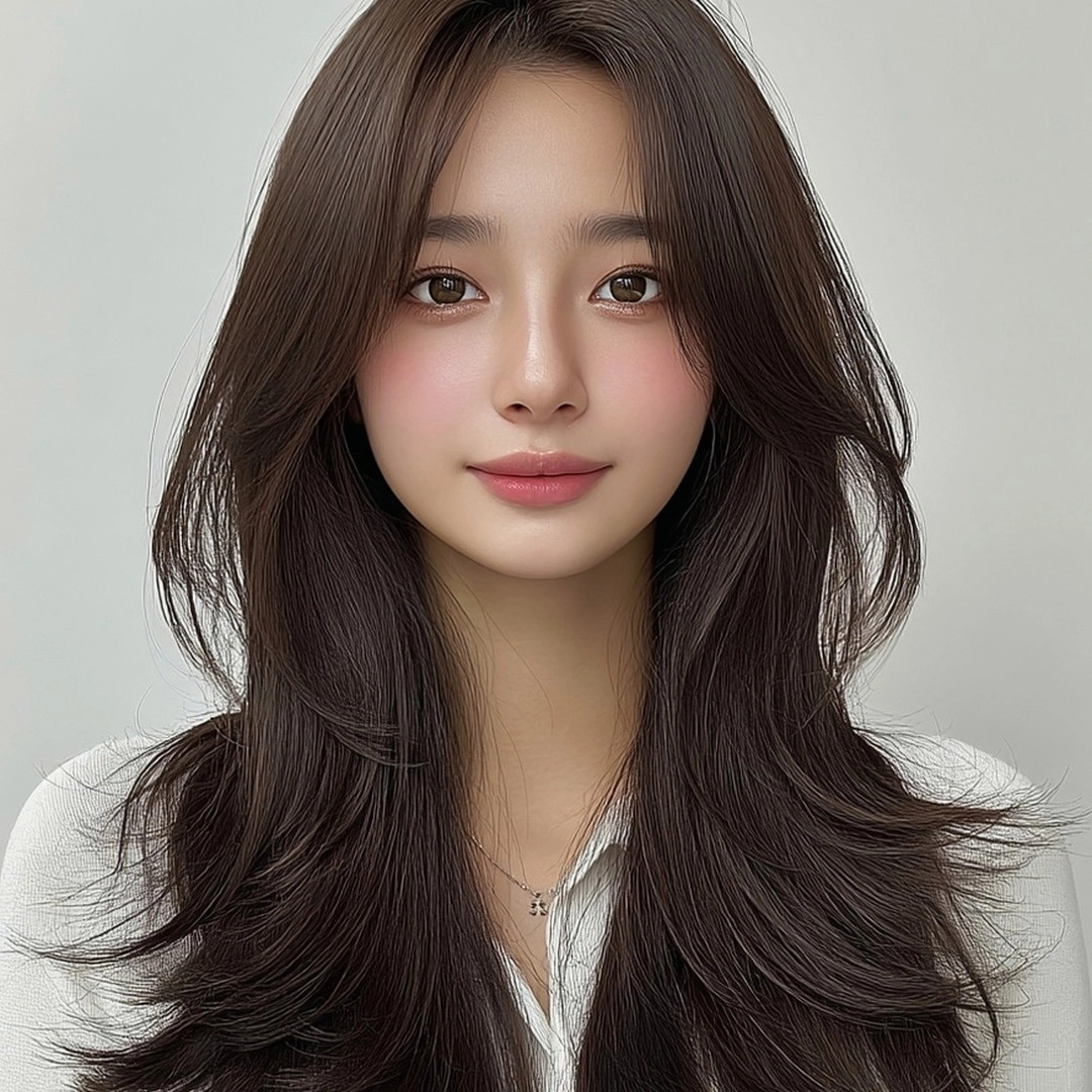 8 Voluminous Layered Styles for 2026 | Seoul Hair Salon 9 voluminous layered styles 2026 - Style 6 at Korea Hair Salon Seoul
