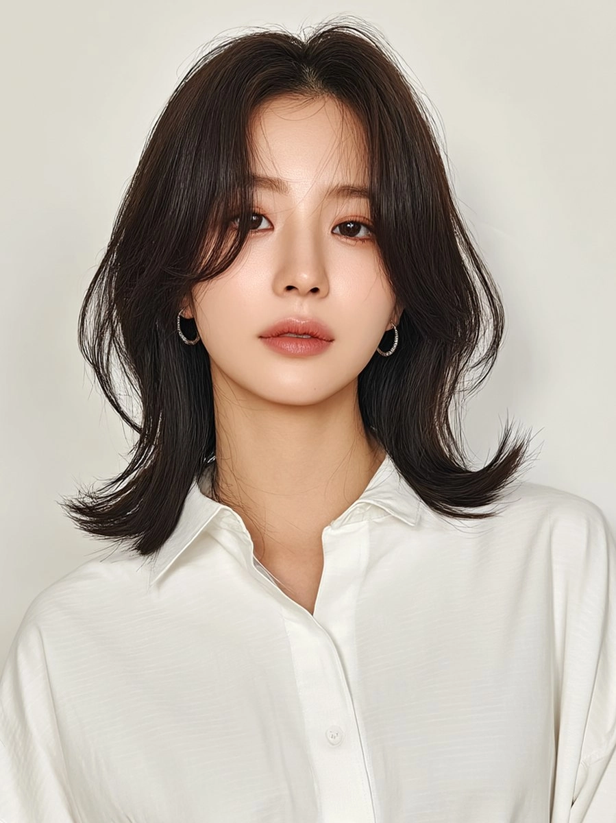 8 Voluminous Layered Styles Seoul 2026 | Korea Hair Salon 7 voluminous layered styles Seoul - Style 4 at Korea Hair Salon Seoul