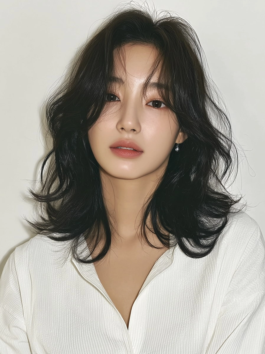 8 Voluminous Layered Styles Seoul 2026 | Korea Hair Salon 9 voluminous layered styles Seoul - Style 6 at Korea Hair Salon Seoul