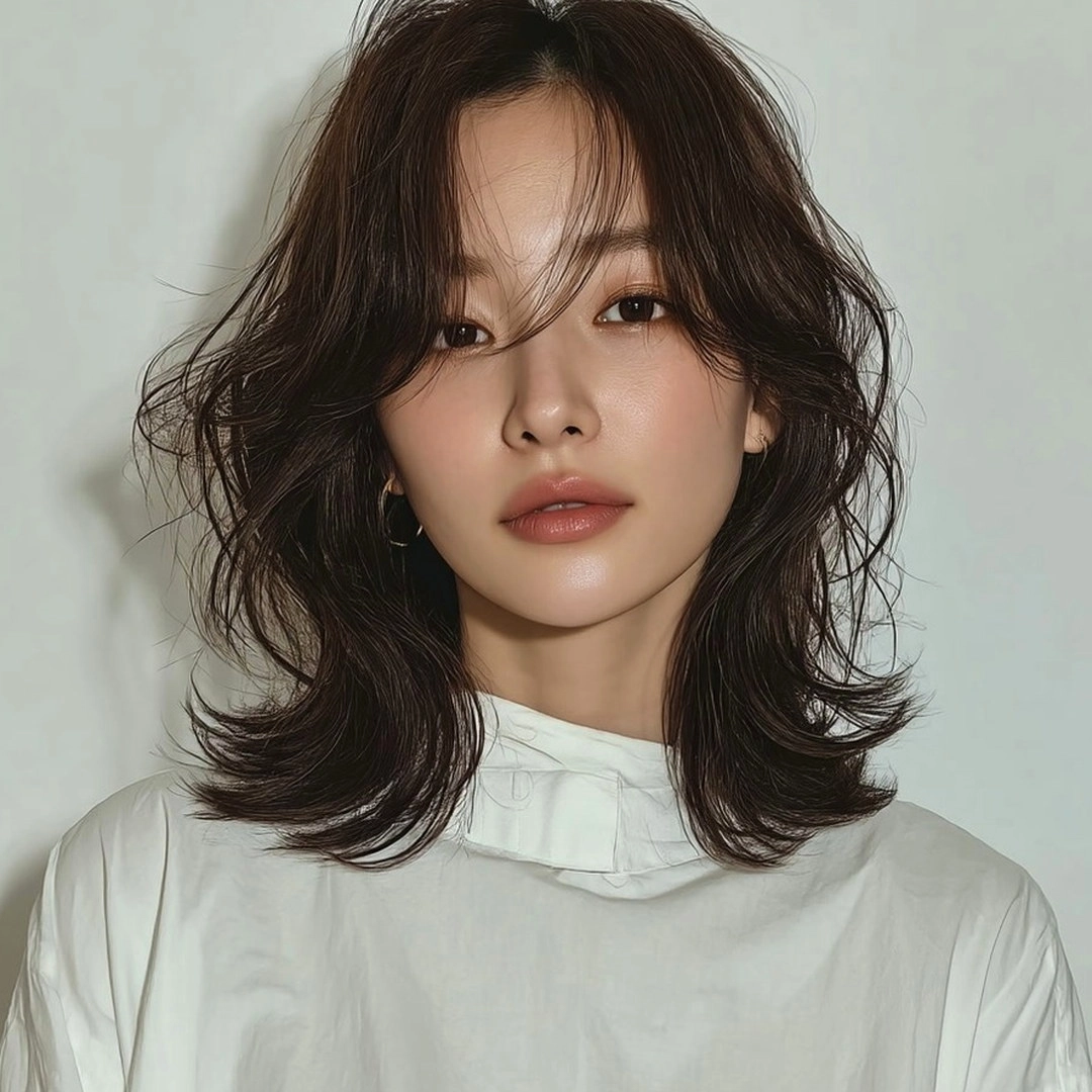 8 Voluminous Wavy Styles Seoul | Seoul Hair Salon 3 voluminous wavy styles Seoul - Style 1 at Korea Hair Salon Seoul